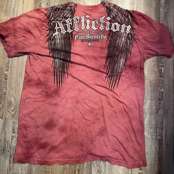 super sick affliction t-shirt - Picture 2 of 3